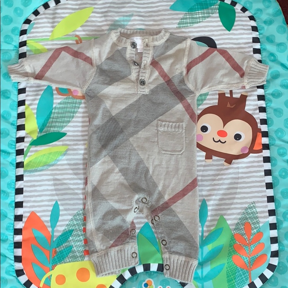 Infant onesie Burberry 3 months